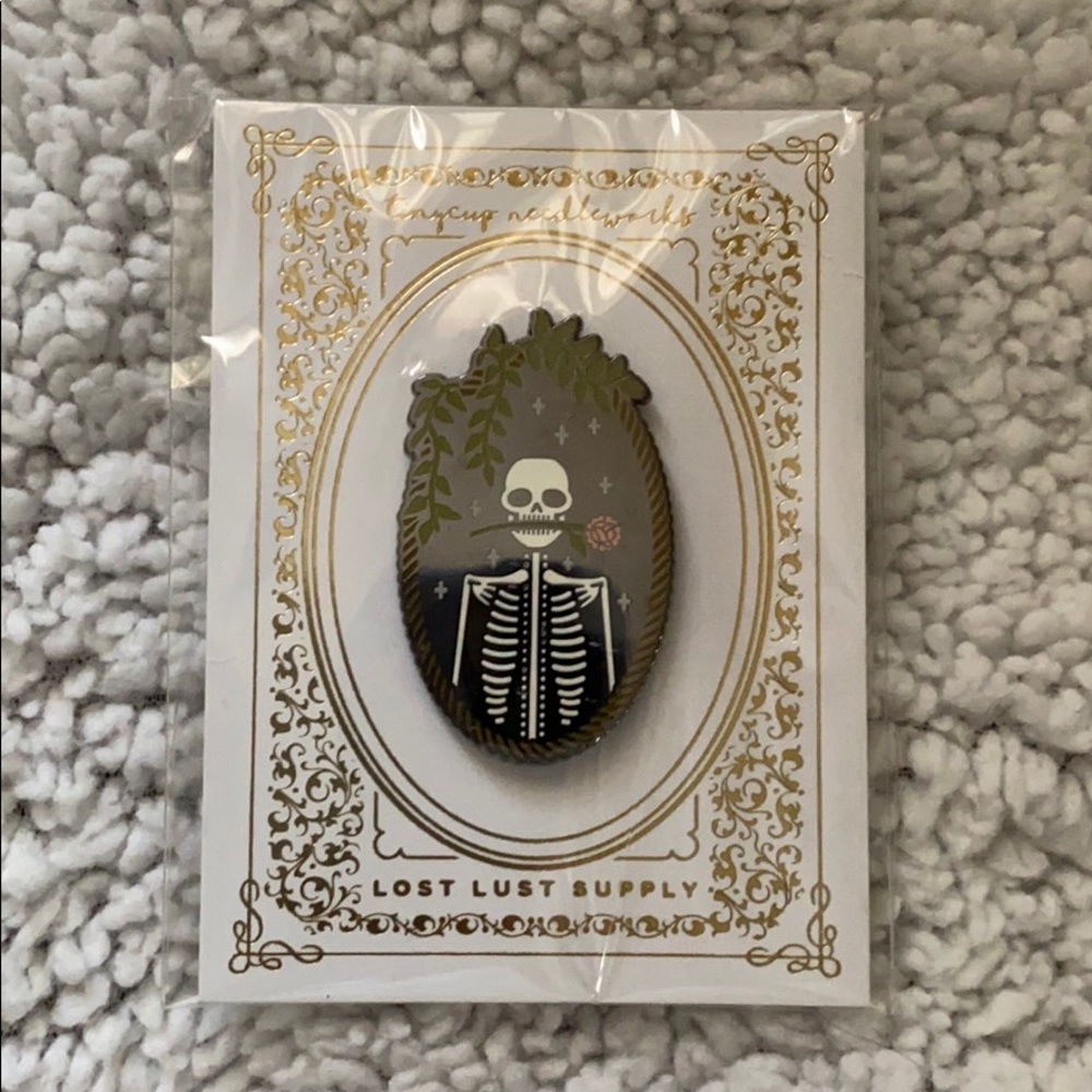 Lost Lust Supply Skeleton Pin